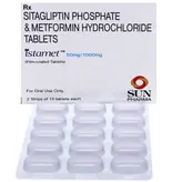 Istamet 50 mg/1000 mg Tablet 15's, Pack of 15 TABLETS