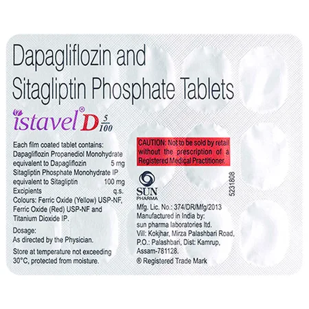 Istavel D 5 mg/100 mg Tablet 15's