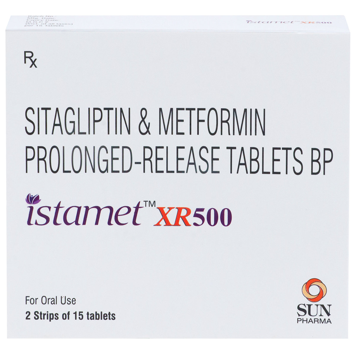 Istamet XR 500 Tablet 15's, Pack of 15 Istamet XR 500 Tablet 15's, Pack of 15