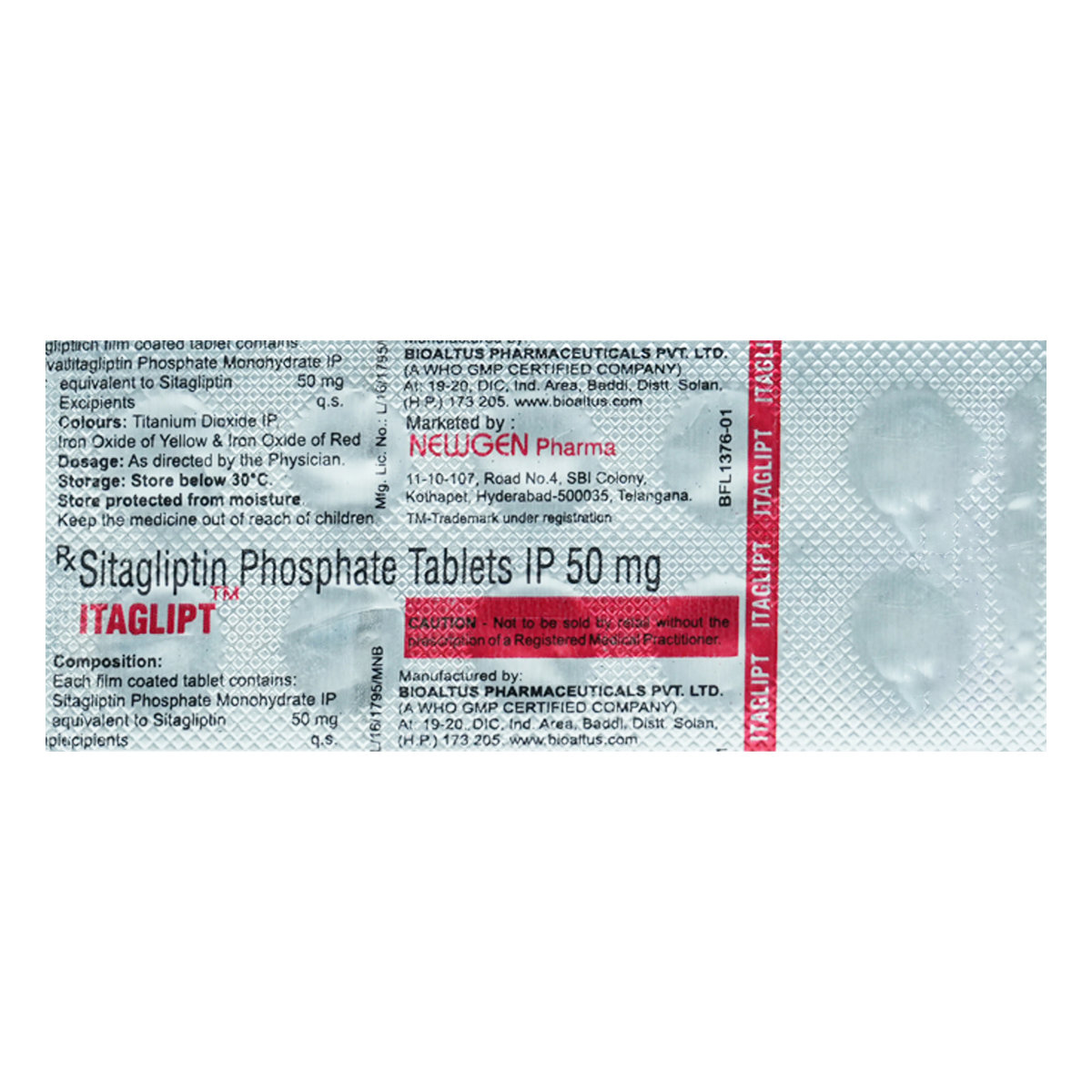Itaglipt Tablet 10's, Pack of 10 TabletS Itaglipt Tablet 10's, Pack of 10 TabletS