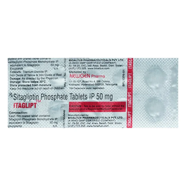 Itaglipt Tablet 10's, Pack of 10 TabletS