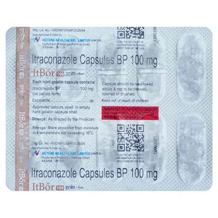 Itbor 100 mg Capsule 10's