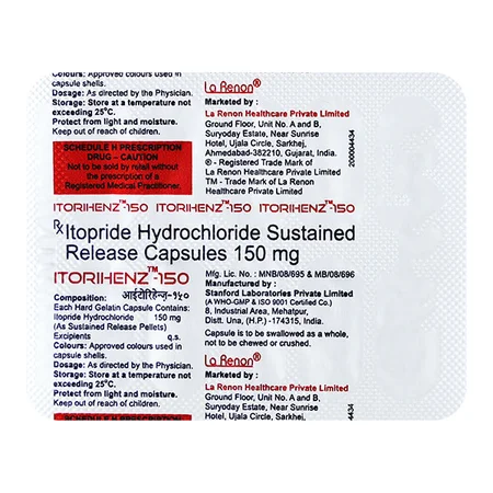 Itorihenz-150 Capsule 10's