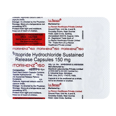 Itorihenz-150 Capsule 10's, Pack of 10 CapsuleS