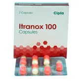 Itranox 100 Capsule 7's, Pack of 7 CAPSULES