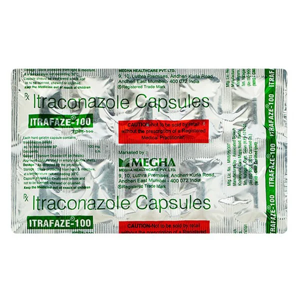 Itrafaze-100 Capsule 10's