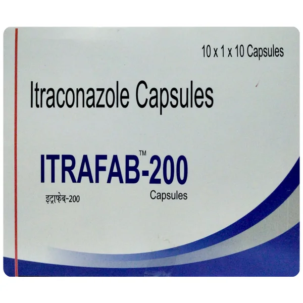 Itrafab-200 Capsule 10's, Pack of 10 CAPSULES