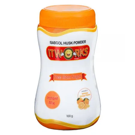 Itworks Orange Flavour Isabgol Husk Powder, 100 gm Jar