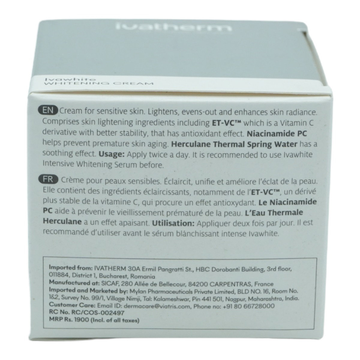 Ivawhite Whitening Cream 50 ml, Pack of 1 Ivawhite Whitening Cream 50 ml, Pack of 1