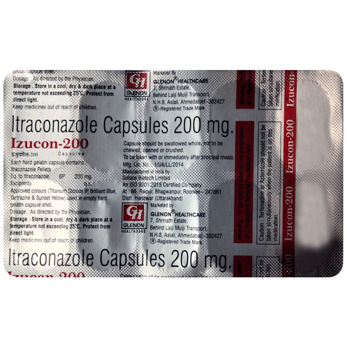 Izucon-200 Capsule 10's, Pack of 10 CAPSULES Izucon-200 Capsule 10's, Pack of 10 CAPSULES