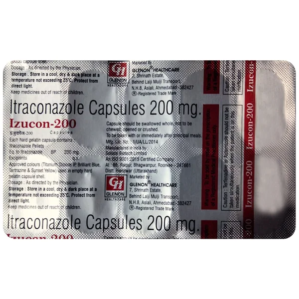 Izucon-200 Capsule 10's, Pack of 10 CAPSULES