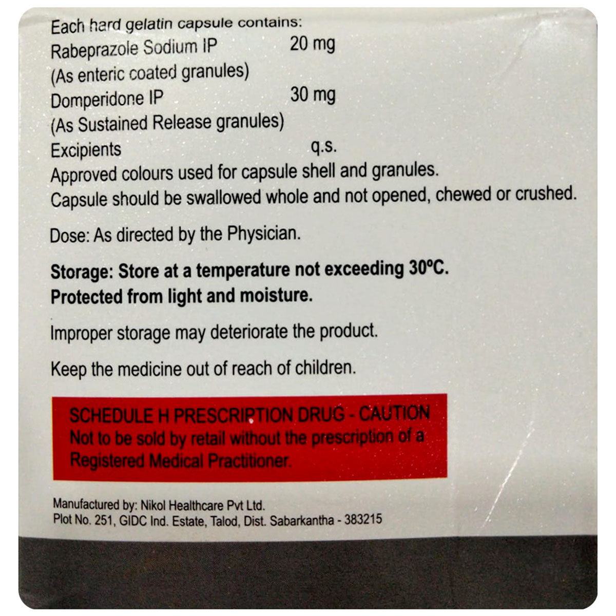 Izumep-RD Capsule 10's, Pack of 10 Izumep-RD Capsule 10's, Pack of 10