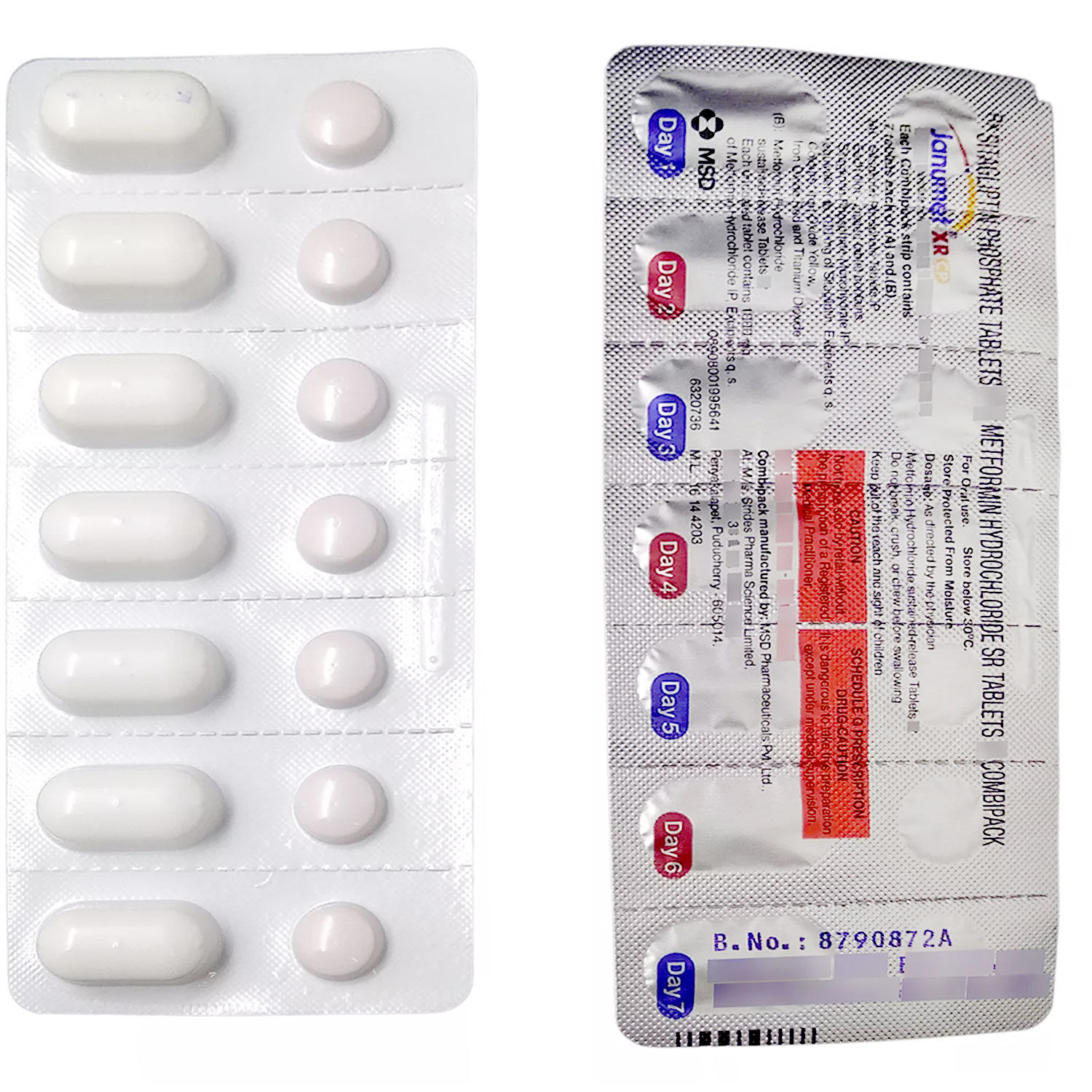 Janumet XR CP 100/1000 mg Tablet 14's Price, Uses, Side Effects