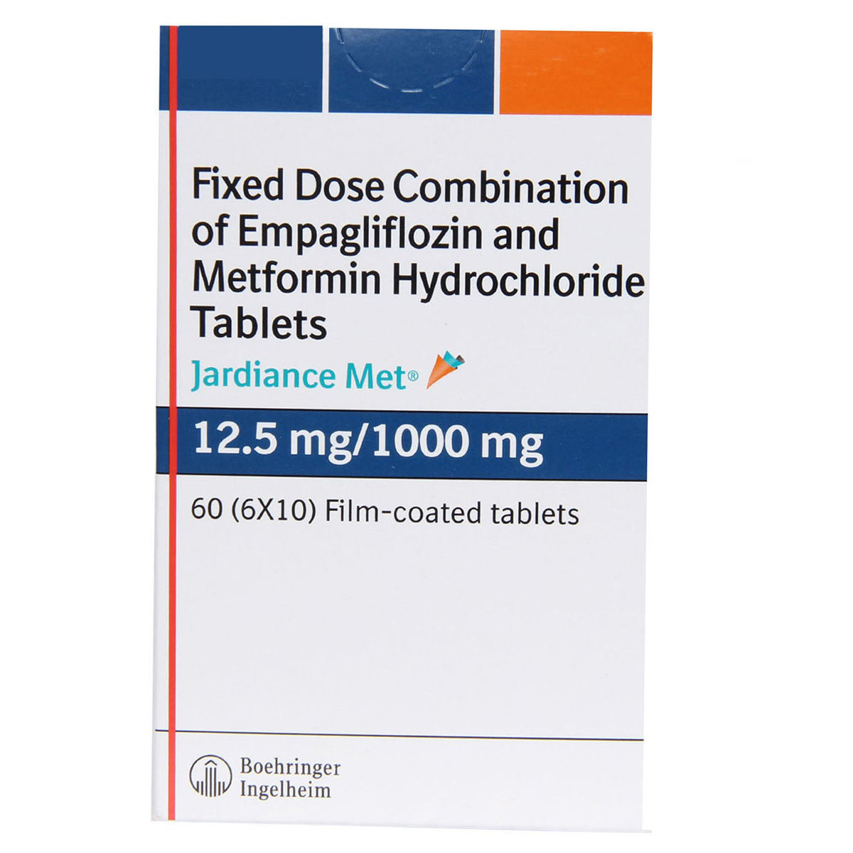 Jardiance Met 12.5 mg/1000 mg Tablet | Uses, Side Effects, Price