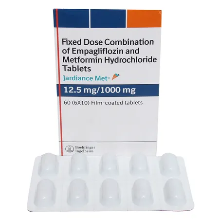 Jardiance Met 12.5 mg/1000 mg Tablet 10's