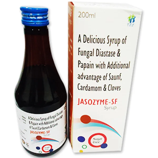 Jasozyme-SF Syrup 200 ml, Pack of 1 SYRUP