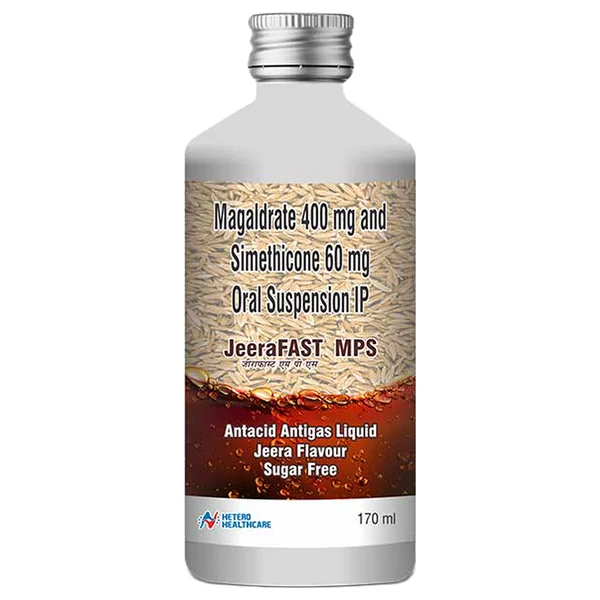 Jeerafast Mps Jeera Flavor Sugar Free Suspension, 170 ml