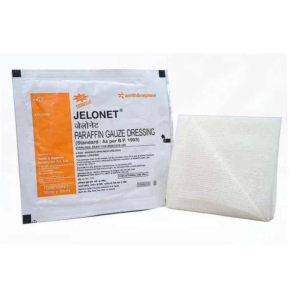 Jelonet 10 cm x 30 cm Paraffin Gauze, 1 Count