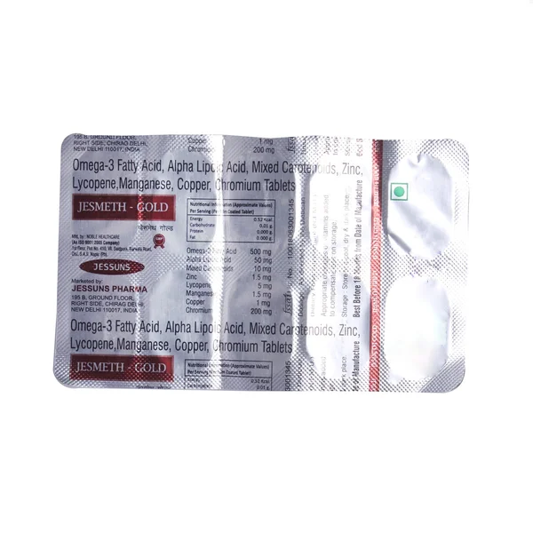 Jesmeth-Gold Tablet 10's