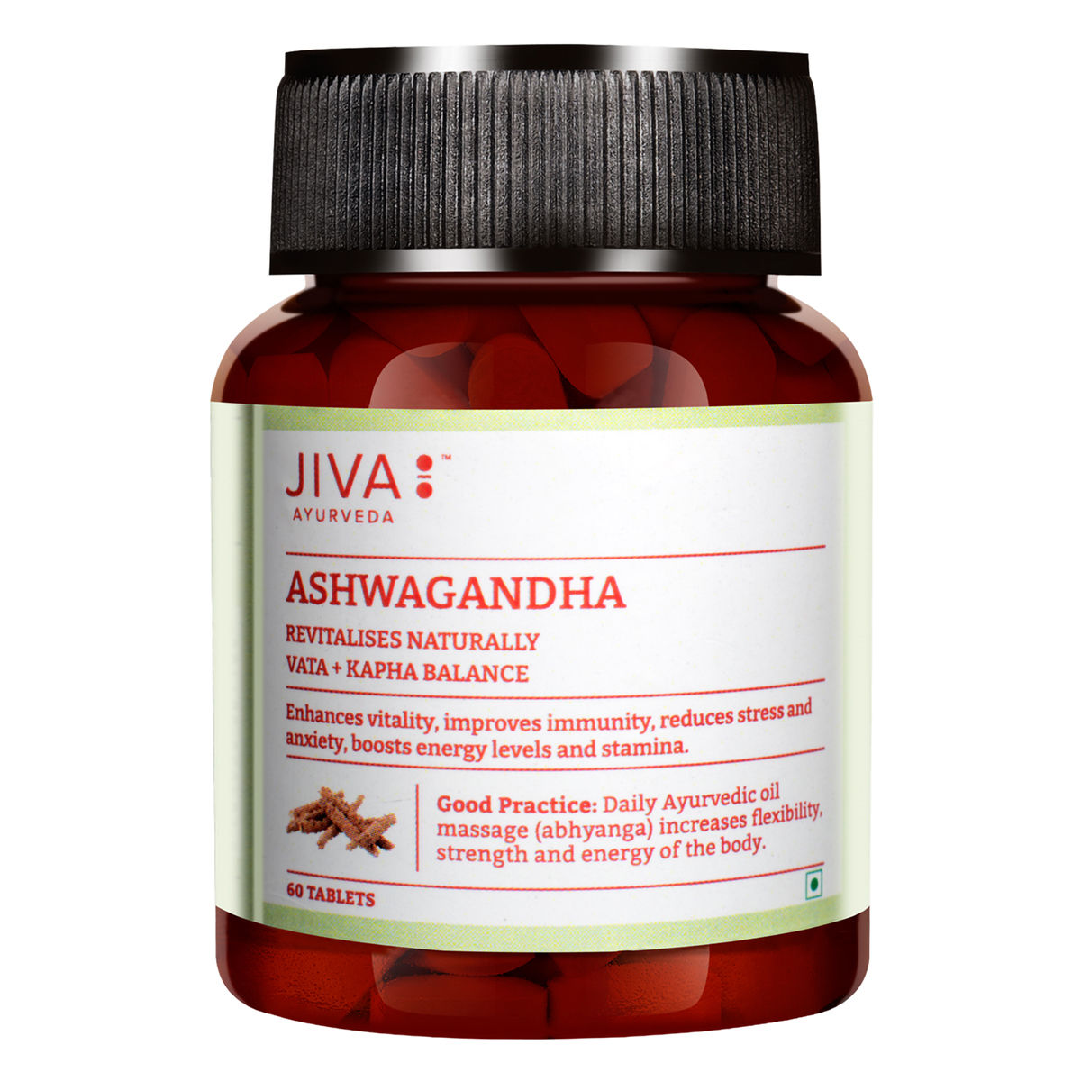 Buy Jiva Ashwagandha, 60 Tablets Online