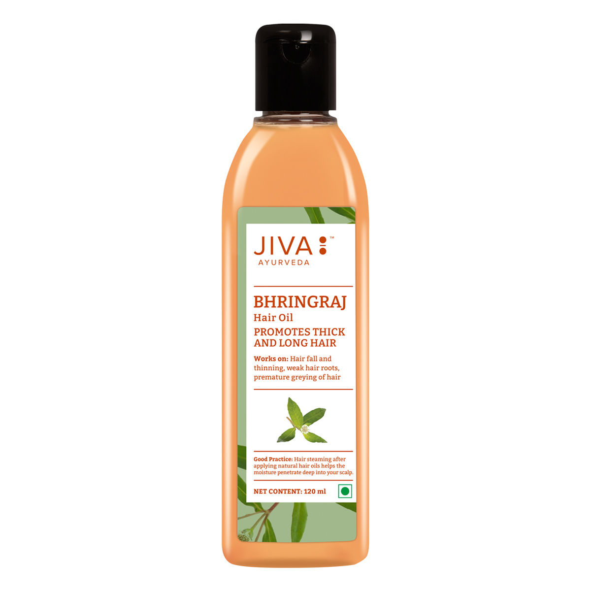 Buy Jiva Bhringraj Hair Oil, 120 ml Online