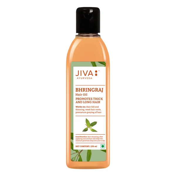 Jiva Bhringraj Hair Oil, 120 ml, Pack of 1