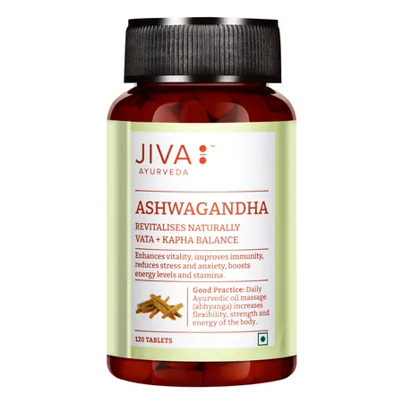 Jiva Ashwagandha, 120 Tablets
