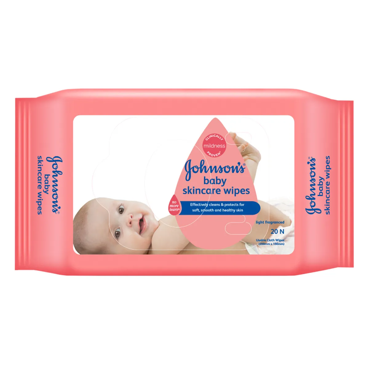 Johnson's Baby Wipes, 20 Count ஹிந்தியில் பயன்கள்