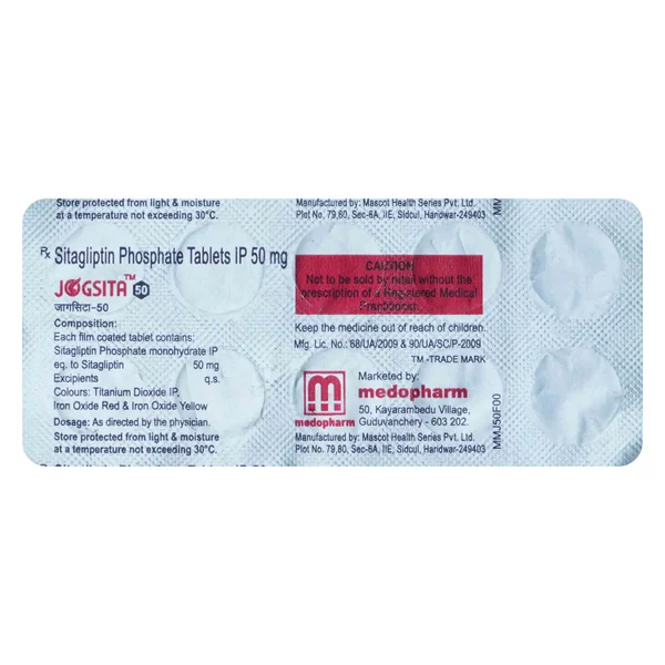 Jogsita 50 Tablet 10's