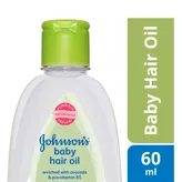 Johnson's Baby Hair Oil, 60 ml, Pack of 1
