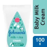 जॉनसन बेबी मिल्क+राइस क्रीम, 100 ग्राम, 1 का पैक