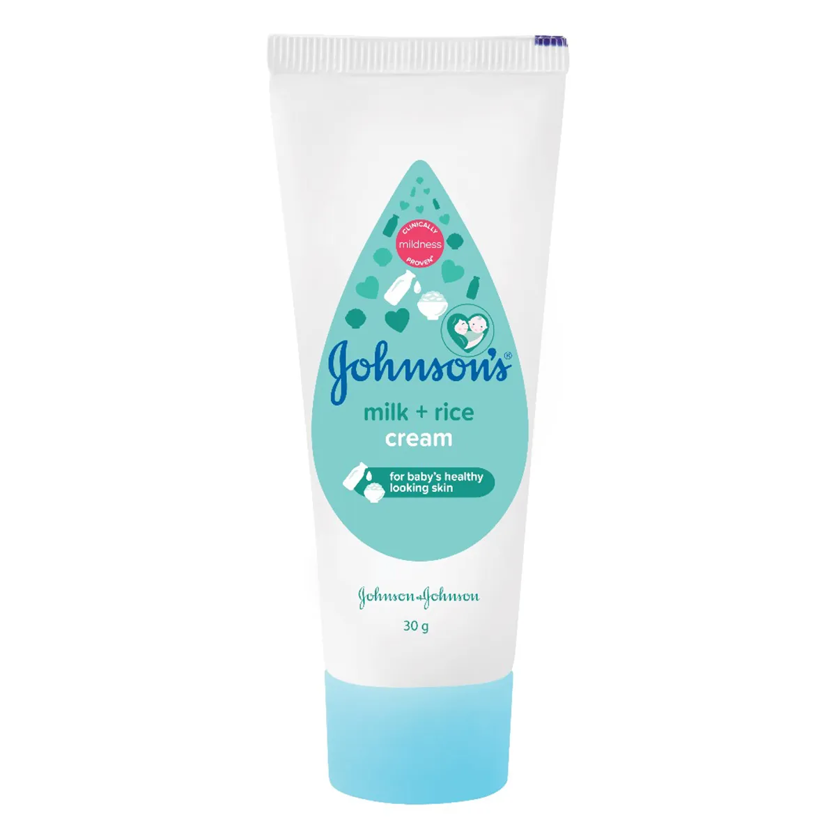 Johnson's Baby Milk+Rice Cream, 30 gm