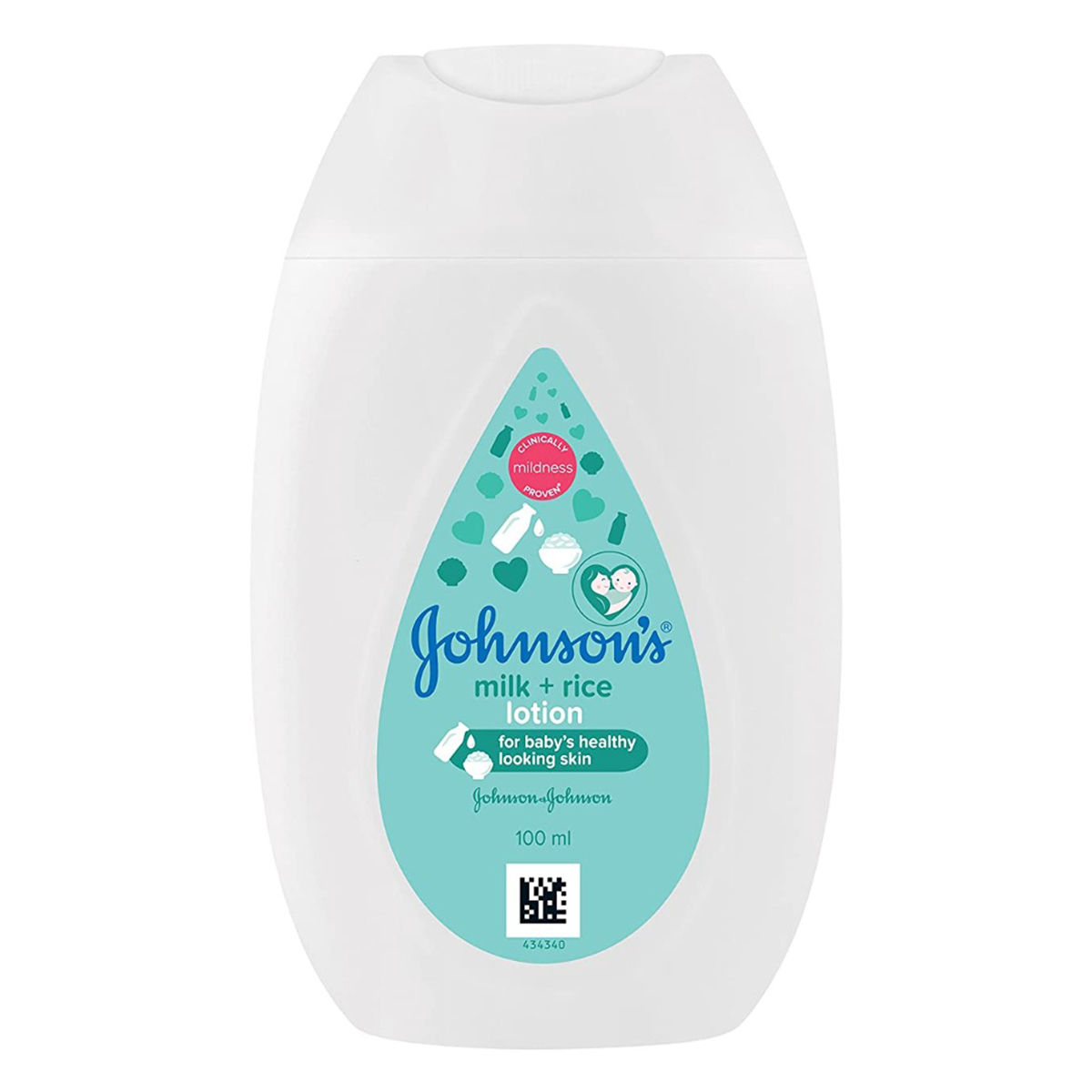Buy Johnson's Baby Milk + Rice Lotion, 100 ml Online
