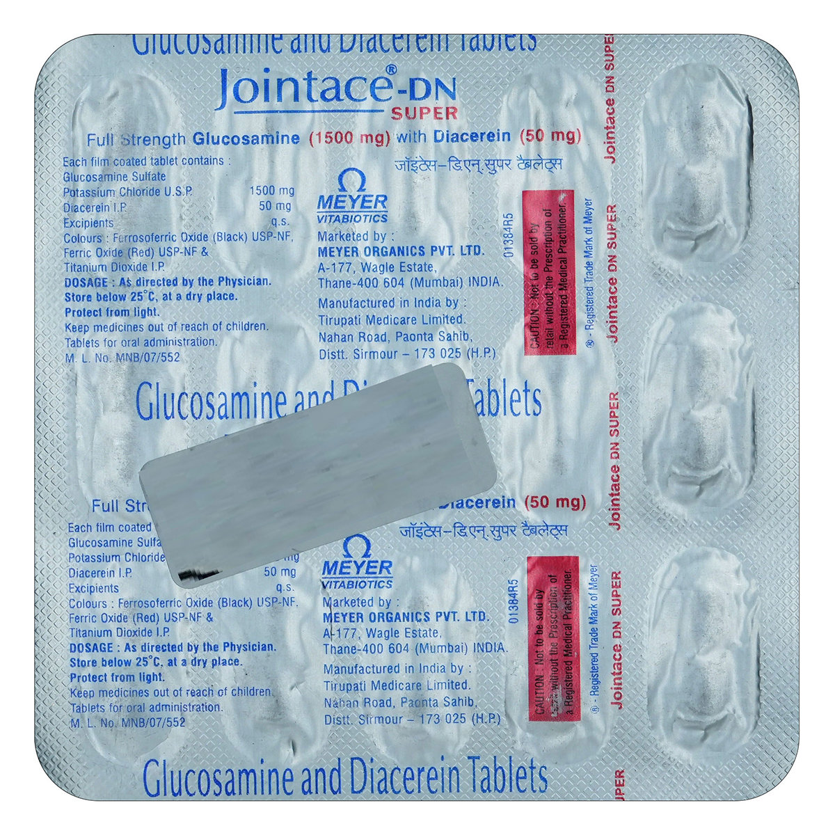 Jointace DN Super Tablet 15's, Pack of 15 TABLETS Jointace DN Super Tablet 15's, Pack of 15 TABLETS