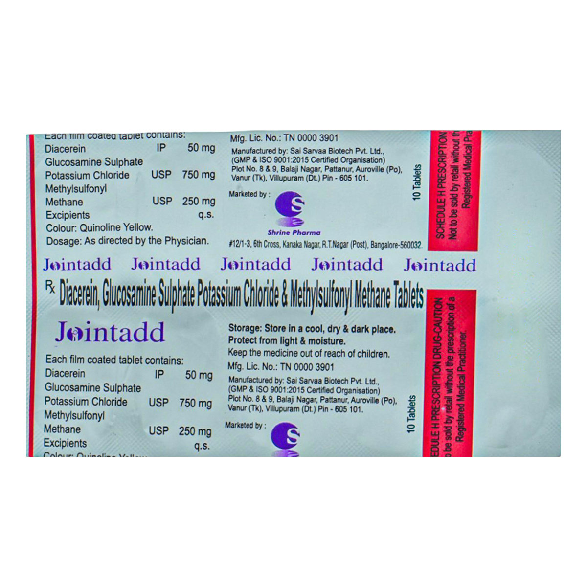 Jointadd Tablet 10's Jointadd Tablet 10's