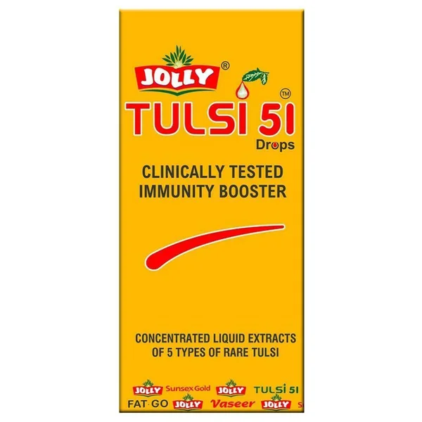 Jolly Tulsi 51 Drops, 30 ml, Pack of 1