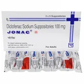 Jonac Suppositories 5's, Pack of 5 SUPPOSITORYS