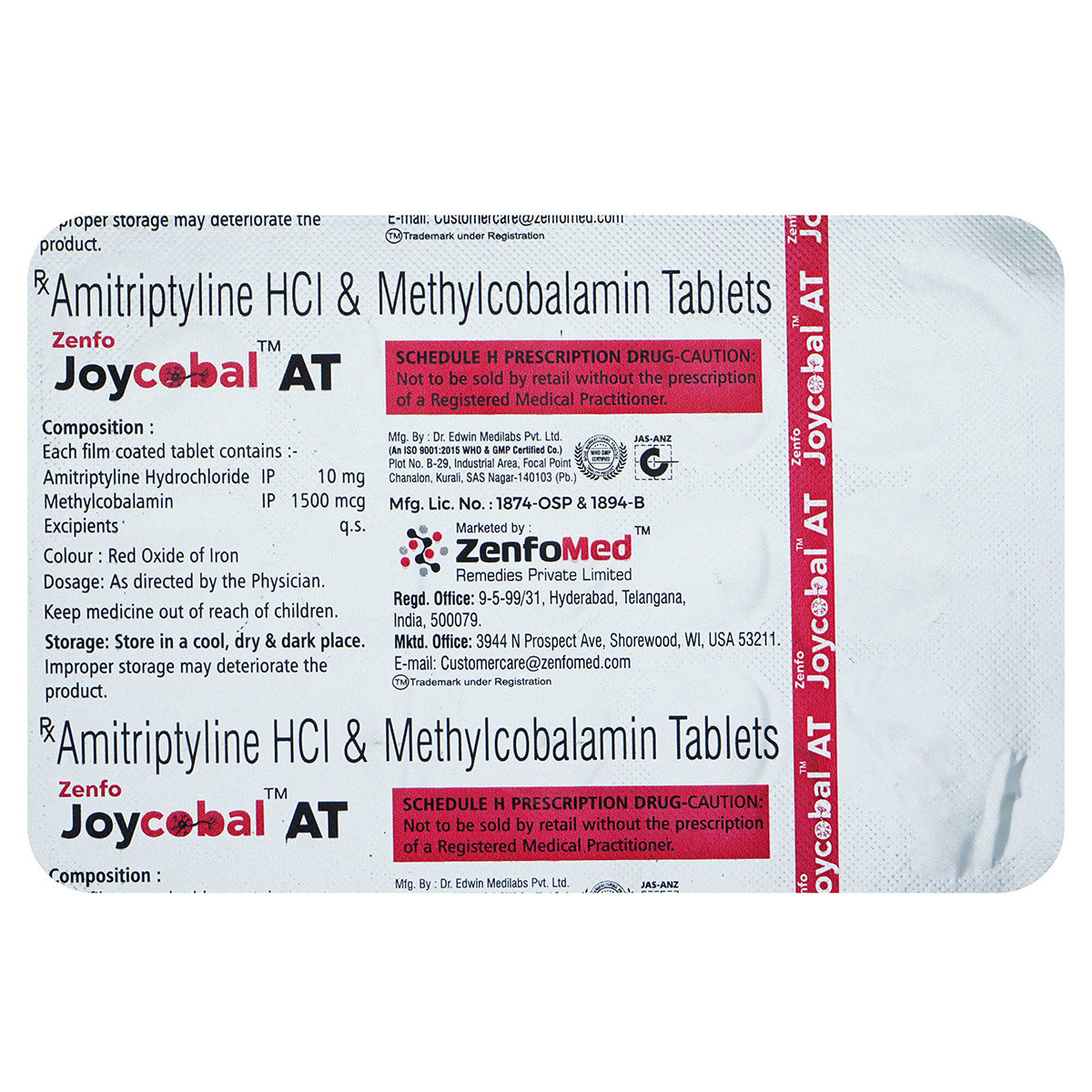 Joycobal AT Tablet 15's, Pack of 15 TabletS Joycobal AT Tablet 15's, Pack of 15 TabletS