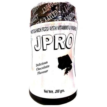 Jpro Delicious Chocolate Flavour Powder, 200 gm Jar