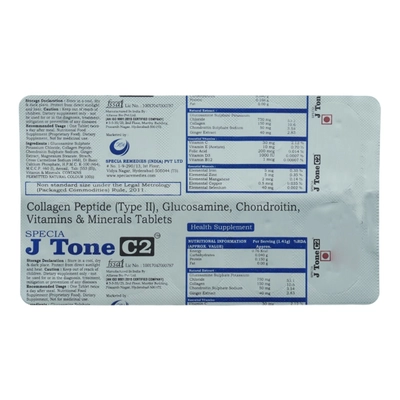 J Tone C2 Tablet 10's, Pack of 10