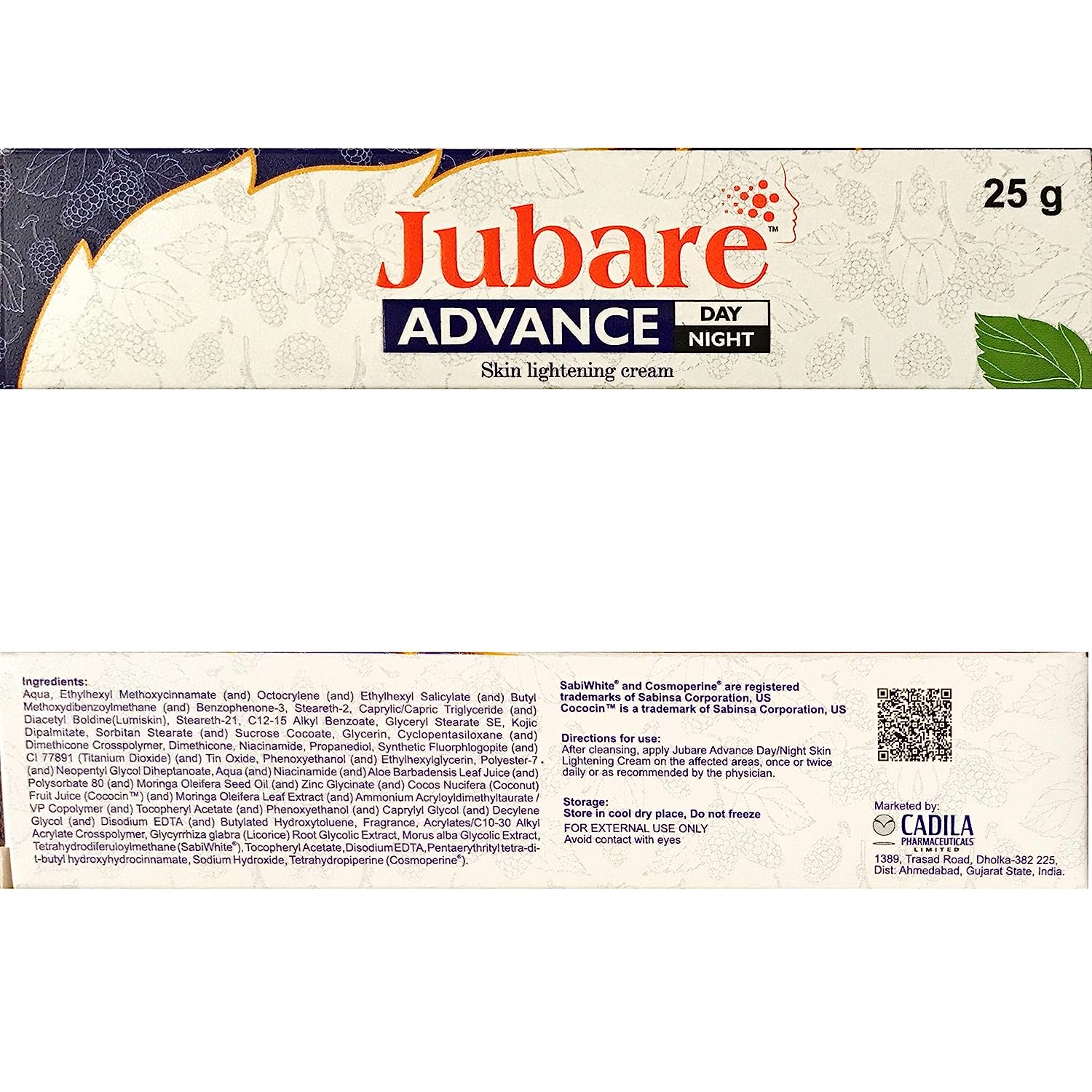 Jubare Advance Day Night Cream 25 gm, Pack of 1 Jubare Advance Day Night Cream 25 gm, Pack of 1