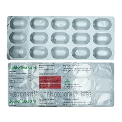 Jubivilda 50 M Tablet 15's, Pack of 15 TabletS