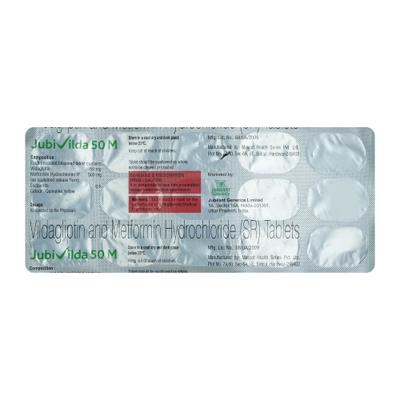 Jubivilda 50 M Tablet 15's, Pack of 15 TabletS