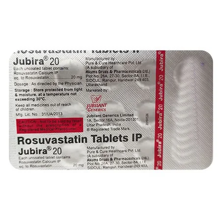 Jubira 20 mg Tablet 15's