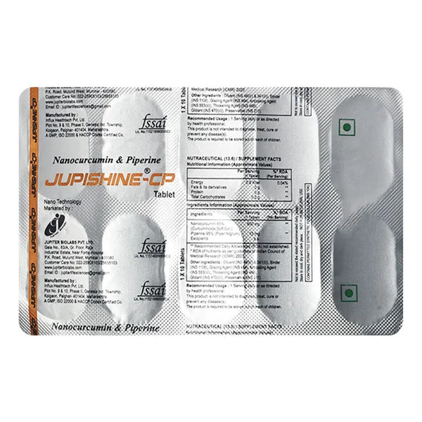 Jupishine-CP Tablet 10's, Pack of 10 TABLETS
