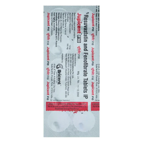 Jupicent F10 Tablet 10's