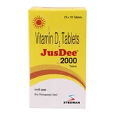 Jusdee 2000 Tablet 10's, Pack of 10 TABLETS