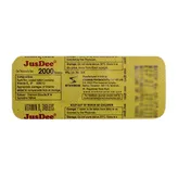 Jusdee 2000 Tablet 10's, Pack of 10 TABLETS