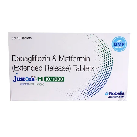 Justoza-M 10/1000 Tablet 10's