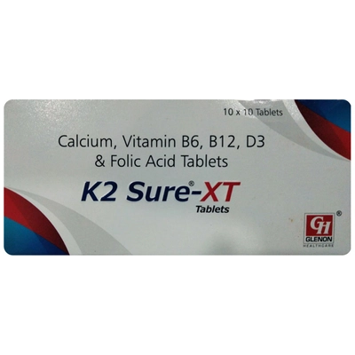 K2 Sure-XT Tablet 10's, Pack of 10 TabletS